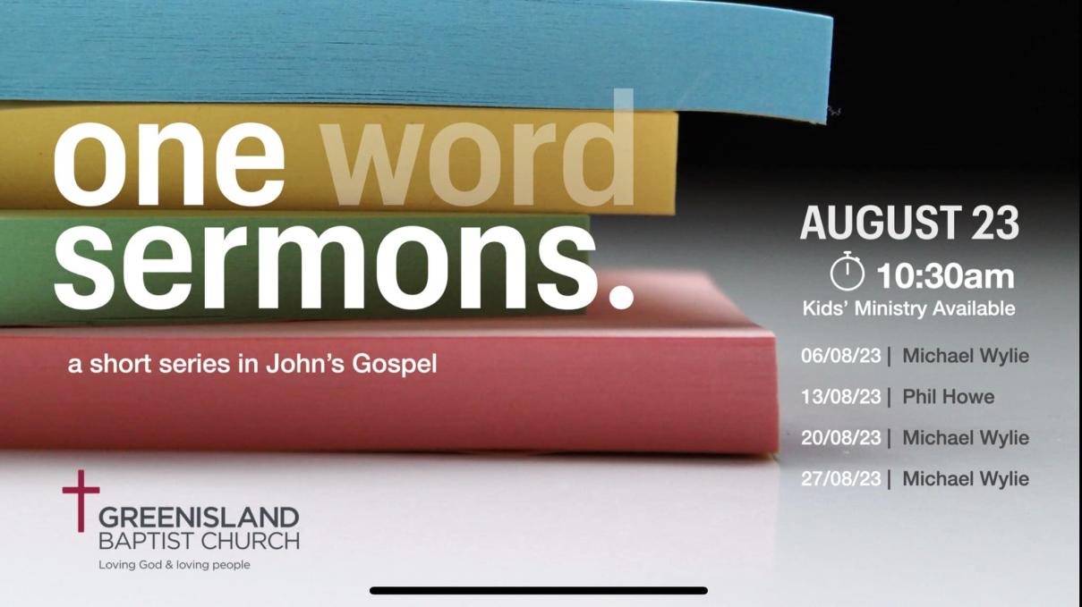One Word Sermons - Cover Image
